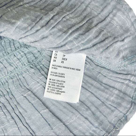 American Eagle Light Blue Strapless Tube Crop Top NWOT - Picture 9 of 12